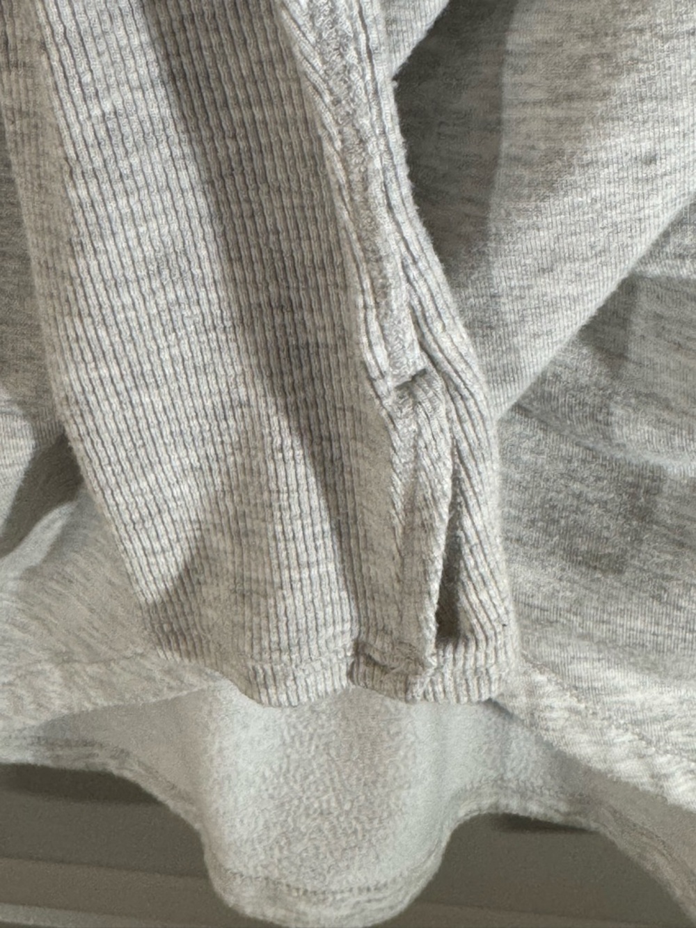 Athleta - cloud soft - Light Gray Draping Pullover Sweatshirt - Picture 4 of 6